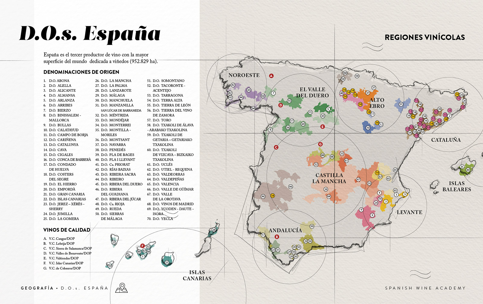 Denominaciones De Origen De Espa A Spanish Wine Academy De Ram N Bilbao